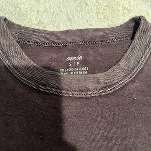 Aerie grey Crew Neck Tee